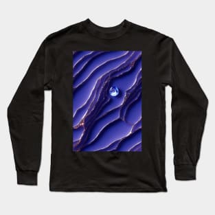Jewel Pattern - Blue Sapphire, for a bit of luxury in your life! #4 Long Sleeve T-Shirt